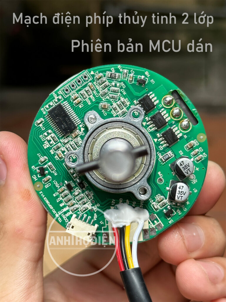 Mạch MCU đầu quạt 12V không chổi than